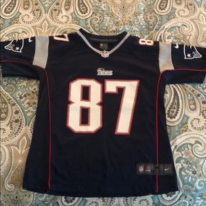 Nike Boys Rob Gronkowski NE Patriots Jersey Sz M